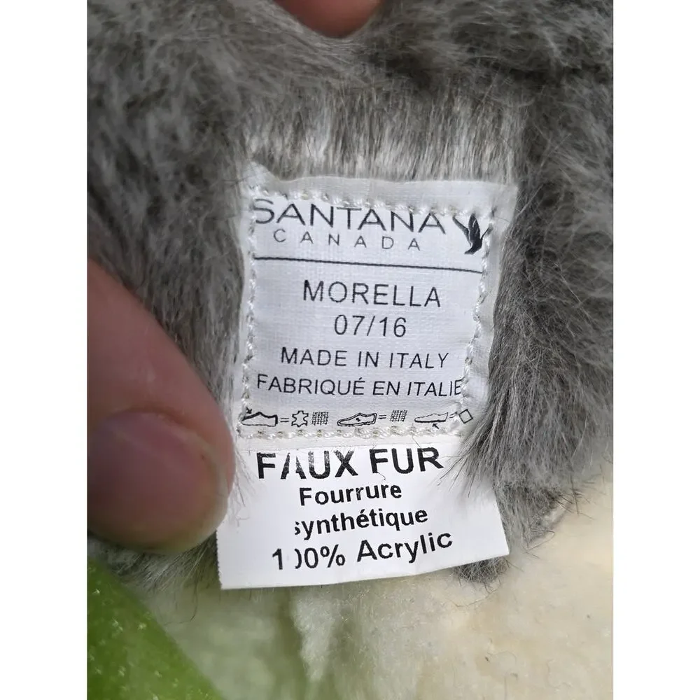 Santana Canada Morella Waterproof Faux Fur Lined Lace Up Winter Boots Womens 9